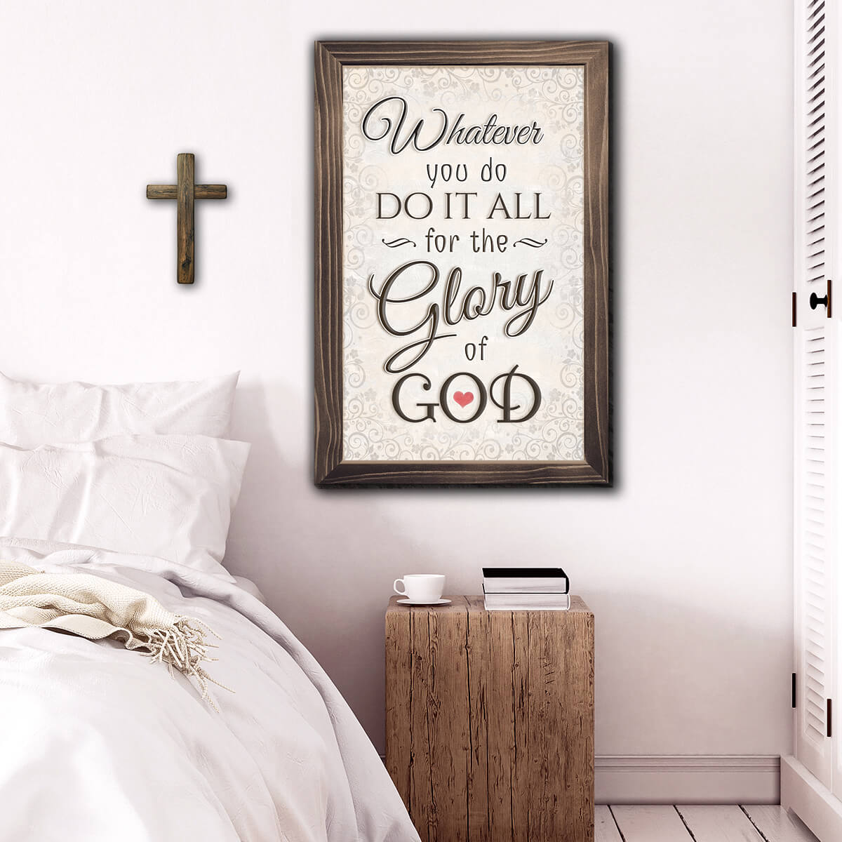 "Do It For The Glory Of God" Premium Canvas Wall Art