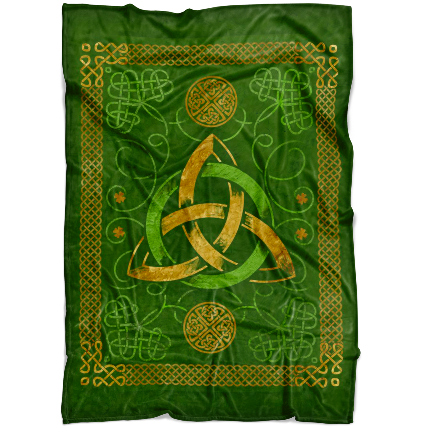 Celtic Knots Design Premium Irish Fleece Blanket