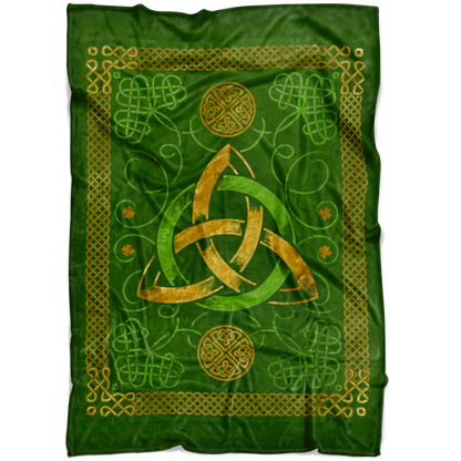 Celtic Knots Design Premium Irish Fleece Blanket