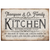 Personalized "Kitchen - The Best Of Times..." Premium Canvas