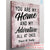 Personalized "You Are My Home & My Adventure" Premium Canvas