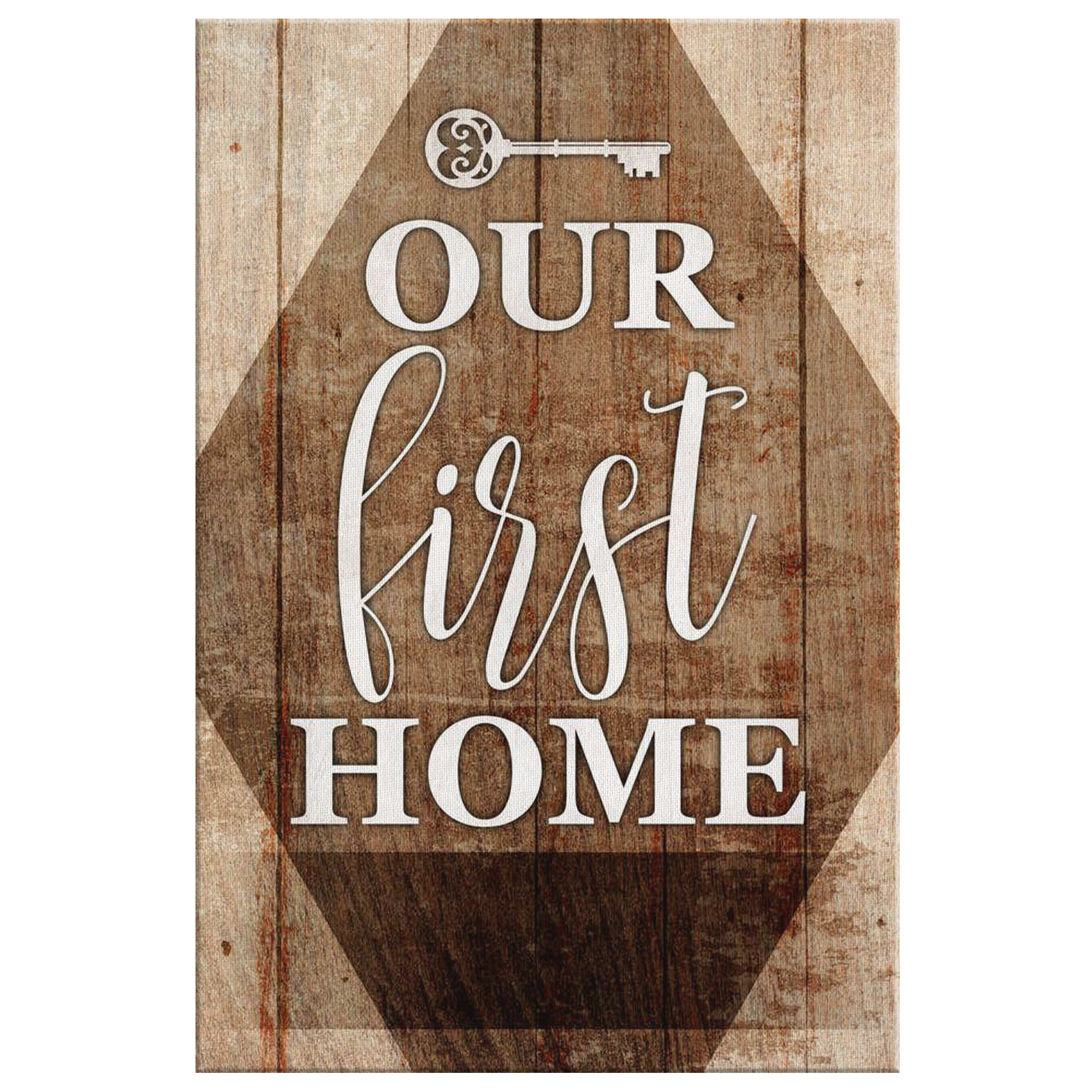 Personalized "Our First Home" Premium Canvas