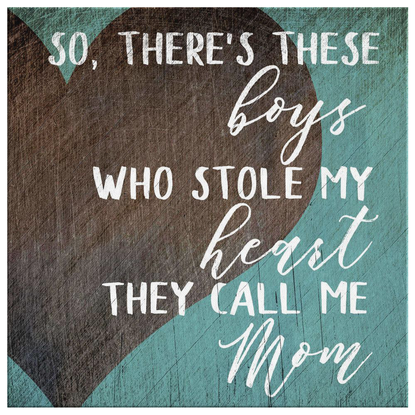 "These Boys Who Stole My Heart" Premium Canvas