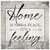 home is not a place its a feeling canvas wall art