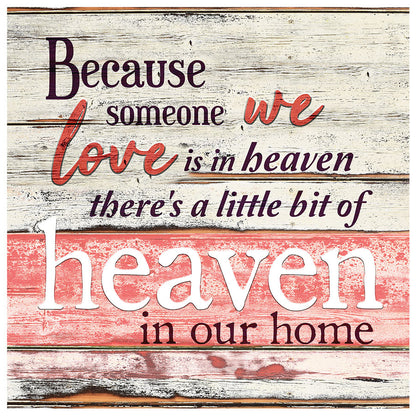 Personalized "Someone We Love is in Heaven" Premium Canvas