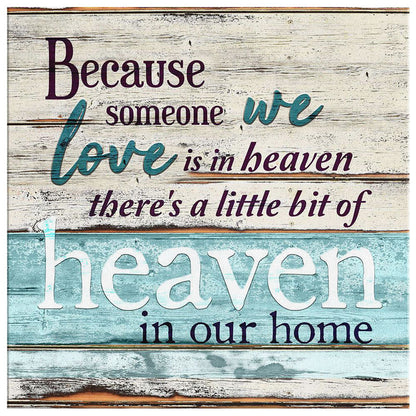 Personalized "Someone We Love is in Heaven" Premium Canvas