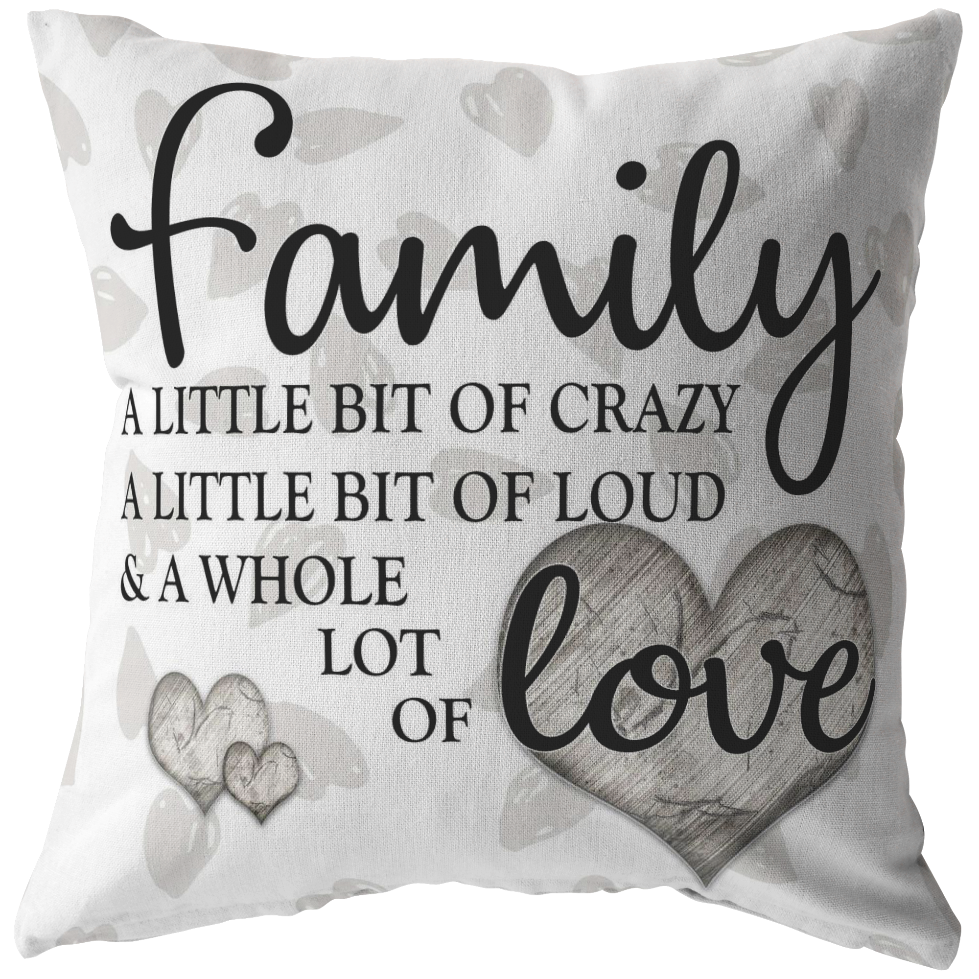 Personalized Photo Pillow Family Love