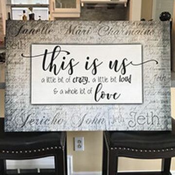Customer with GearDen canvas